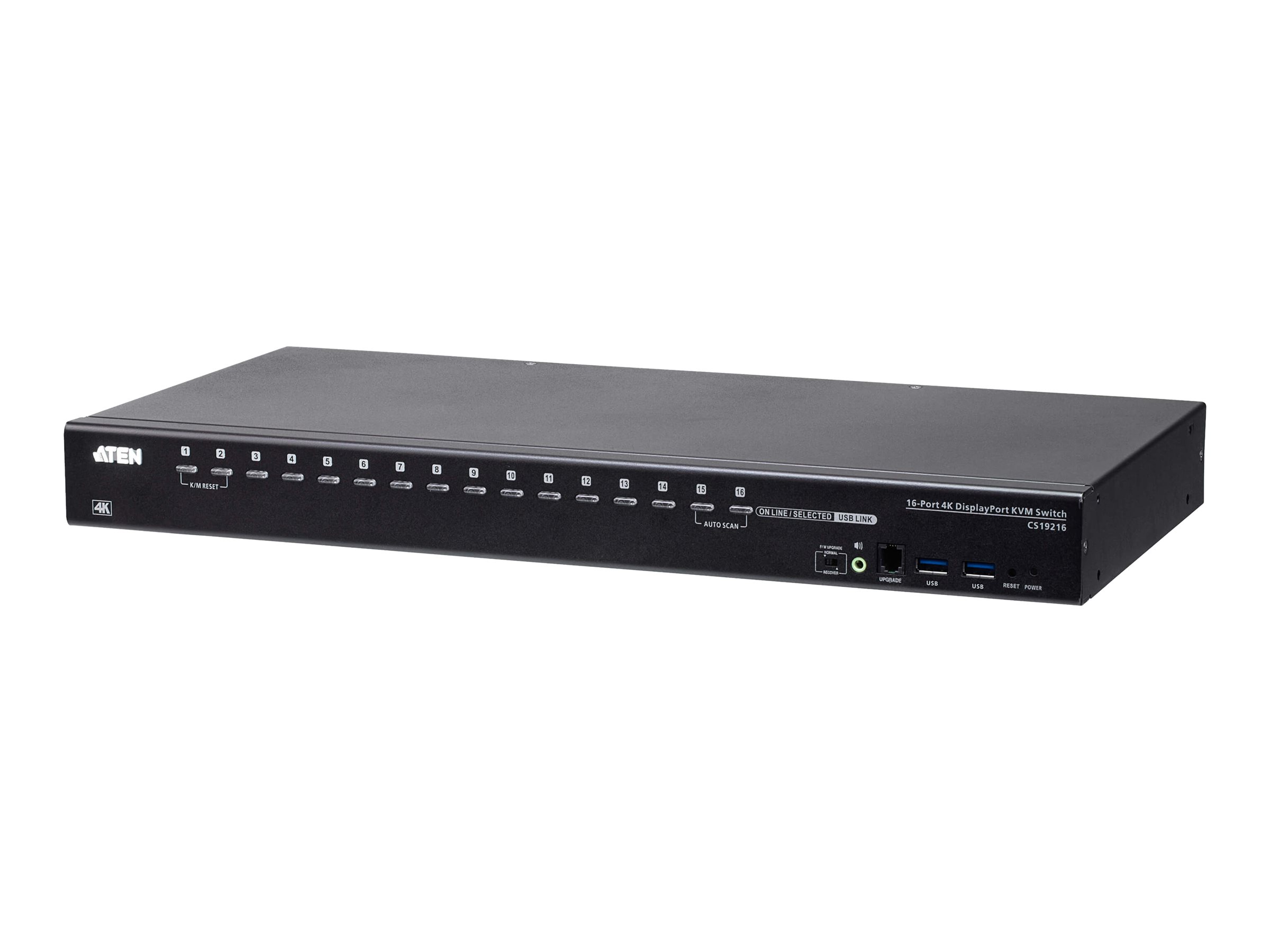 Pilt Aten CS19216 16-Port USB 3.0 DisplayPort KVMP Switch Aten | 16-Port USB 3.0 DisplayPort KVMP Switch | CS19216