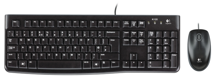 Pilt Logitech | LGT-MK120-US | Keyboard and Mouse Set | Wired | Mouse included | US | Black | USB Port | International EER