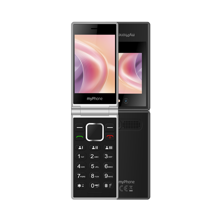 Pilt myPhone Tango 2 LTE | Black | 3.5 + 2.4 " | 48 MB | 128 MB | Dual SIM | 3G | Bluetooth | 5 | Main camera resolution 2 MP | 1700 mAh