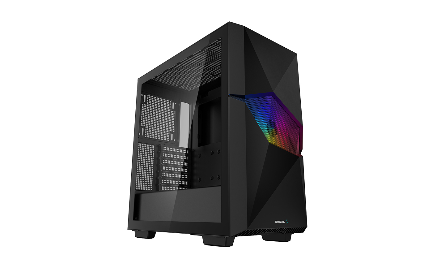 Pilt Deepcool | MID TOWER CASE | CYCLOPS BK | Side window | Black | Mid-Tower | Power supply included No | ATX PS2