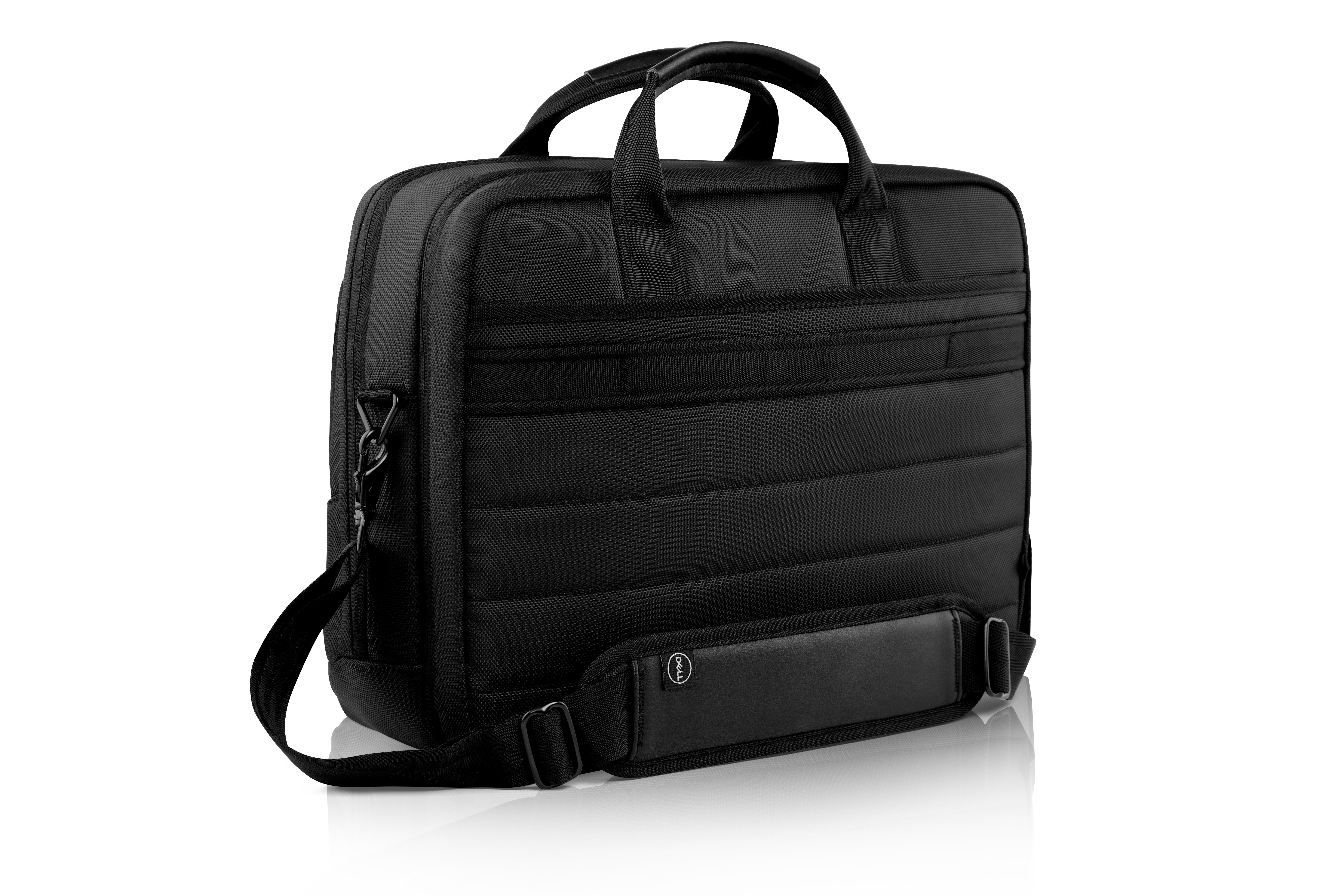 Pilt Dell | Fits up to size 15 " | Premier | 460-BCQL | Messenger - Briefcase | Black with metal logo | Shoulder strap