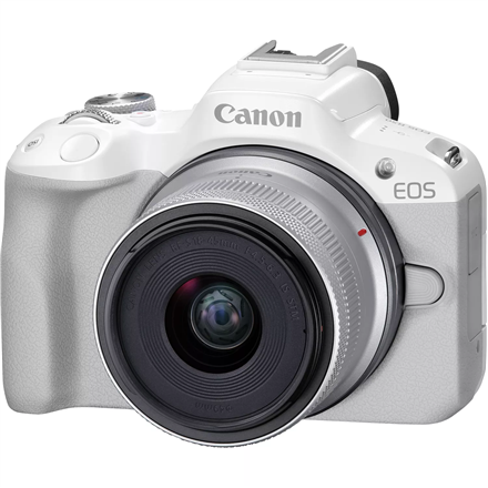 Pilt Canon | Megapixel 24.2 MP | Image stabilizer | ISO sensitivity (max) 32000 | Display diagonal 2.95 " | Wi-Fi | Video recording | Automatic, manual | CMOS | White