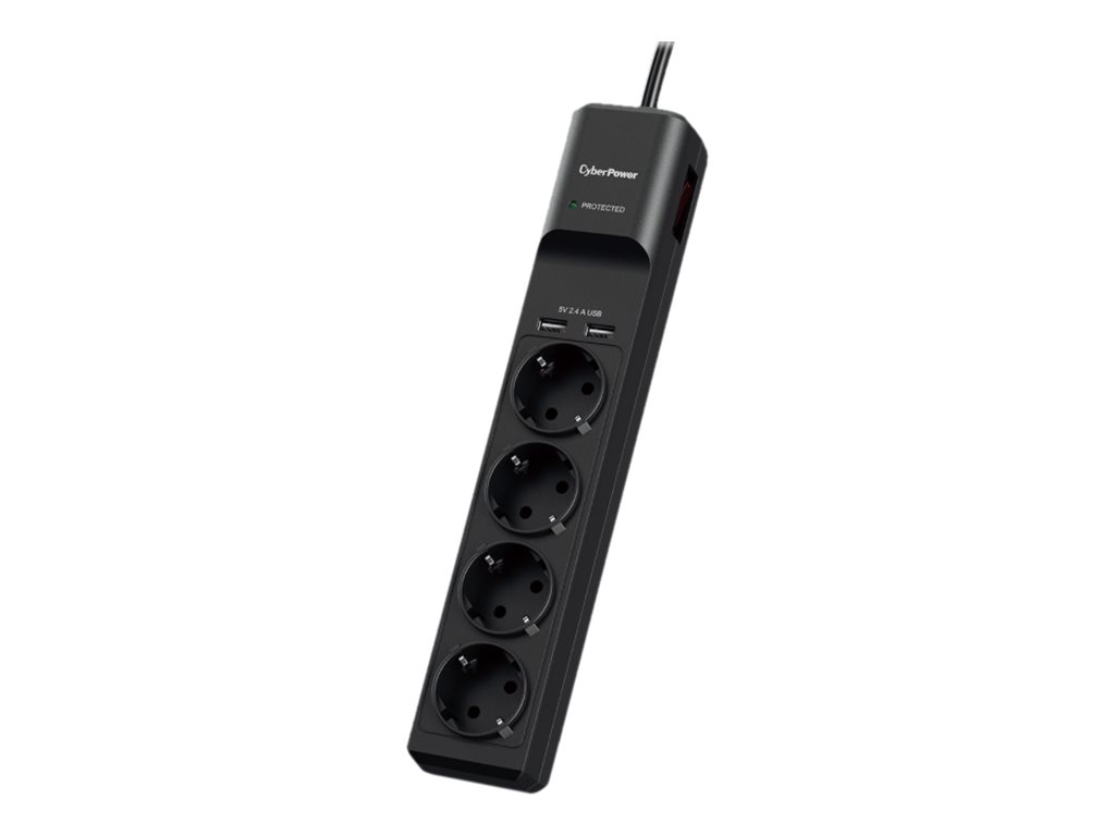 Pilt CyberPower | P0420SUD0-DE Surge Protectors | Black